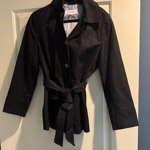 Calvin Klein Women's Black Trench Coat